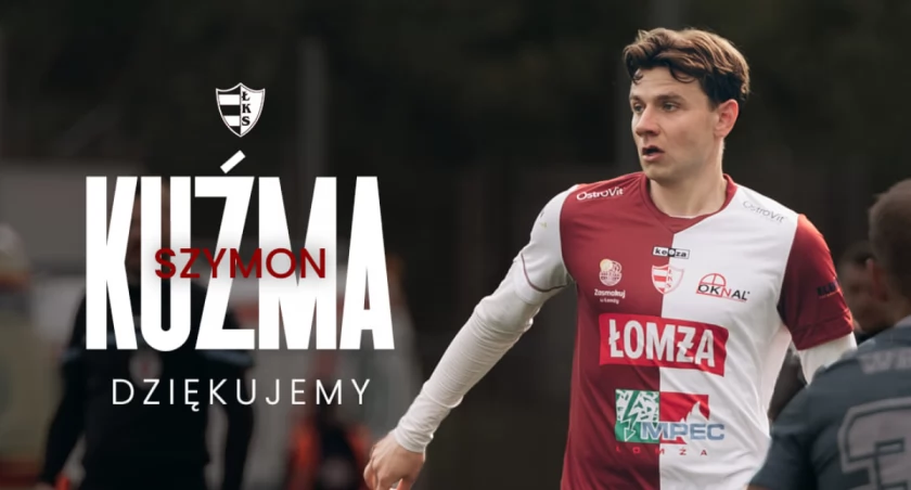 ŁKS Łomża. Strzelił osiem goli. Odszedł