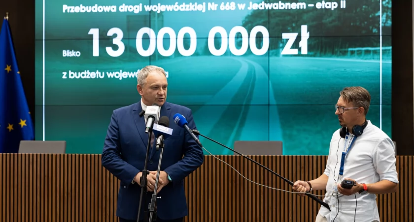 Największa inwestycja w historii gminy: rusza remont drogi 668 w Jedwabnem