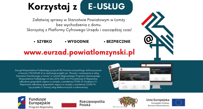 E-usługi Starostwa Powiatowego w Łomży