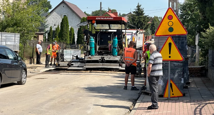 W Wiźnie mieszkańcy chcieli zablokować przebudowę drogi [FOTO] 