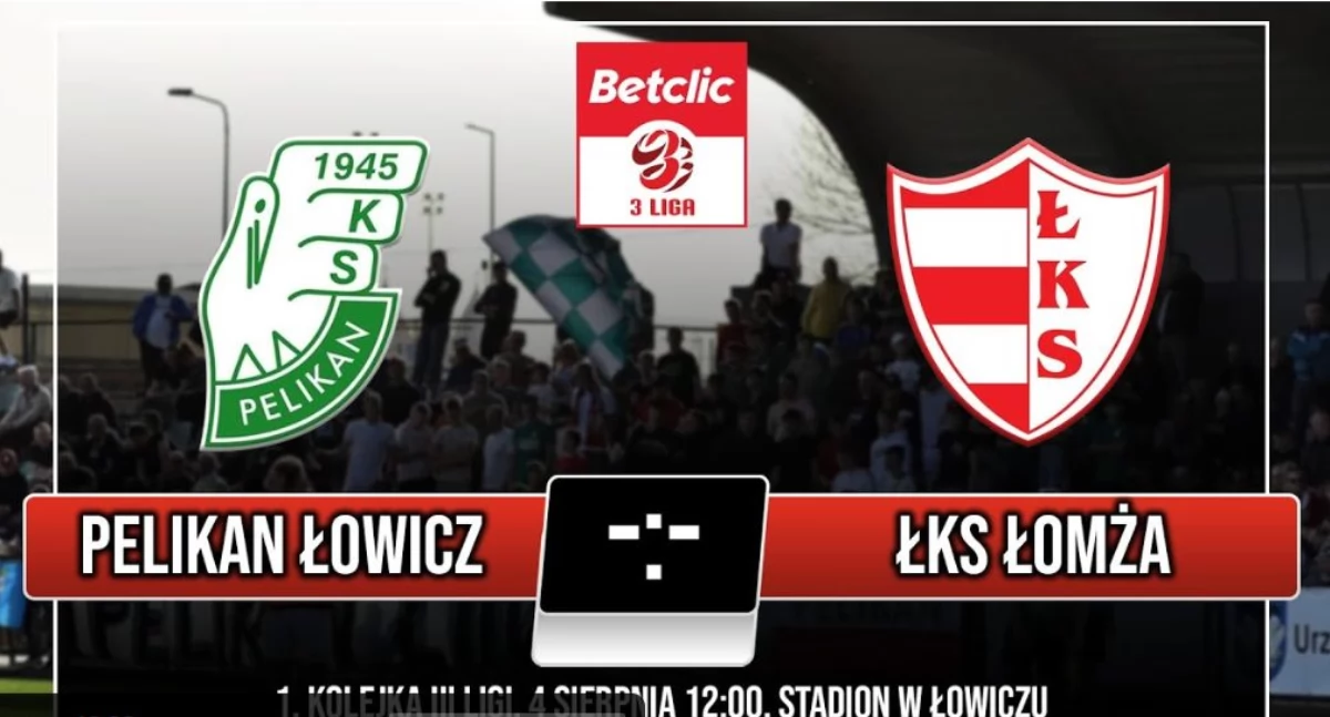 ŁKS Łomża. Oglądaj na żywo (wideo)