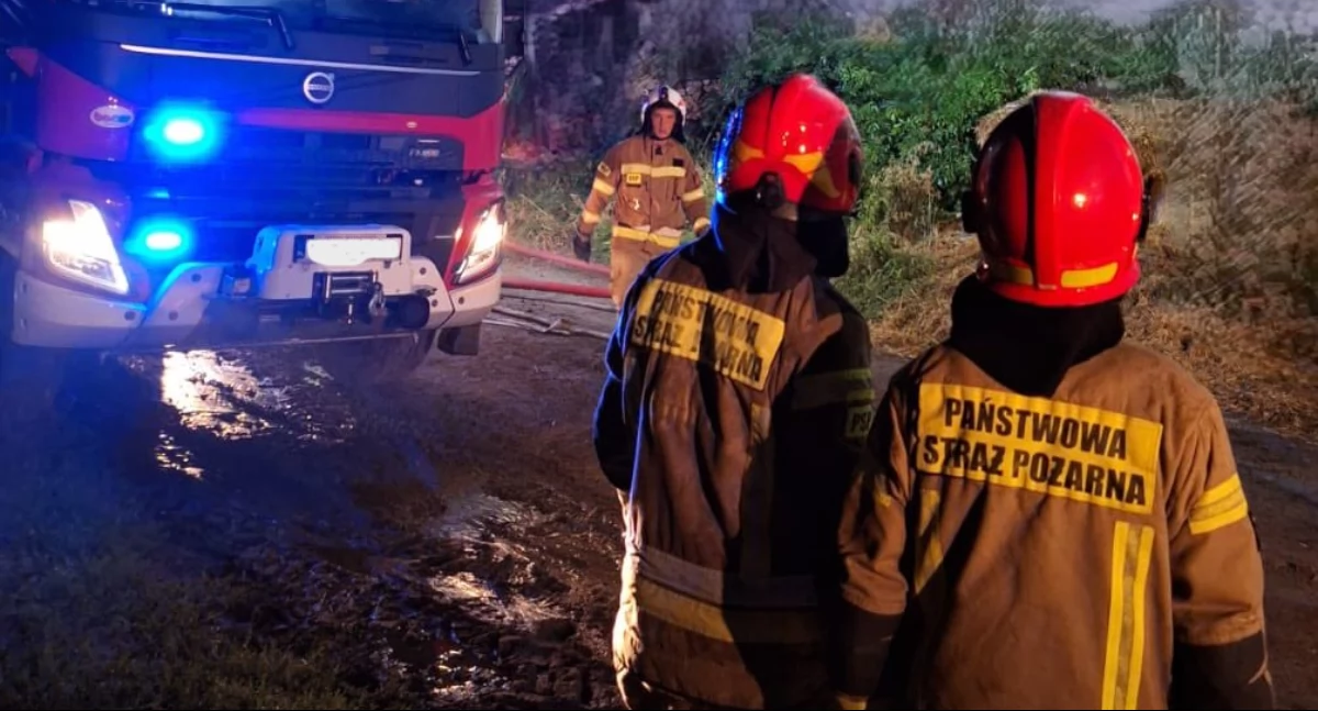 Pożar w Małym Płocku. Zginął 60-letni mężczyzna
