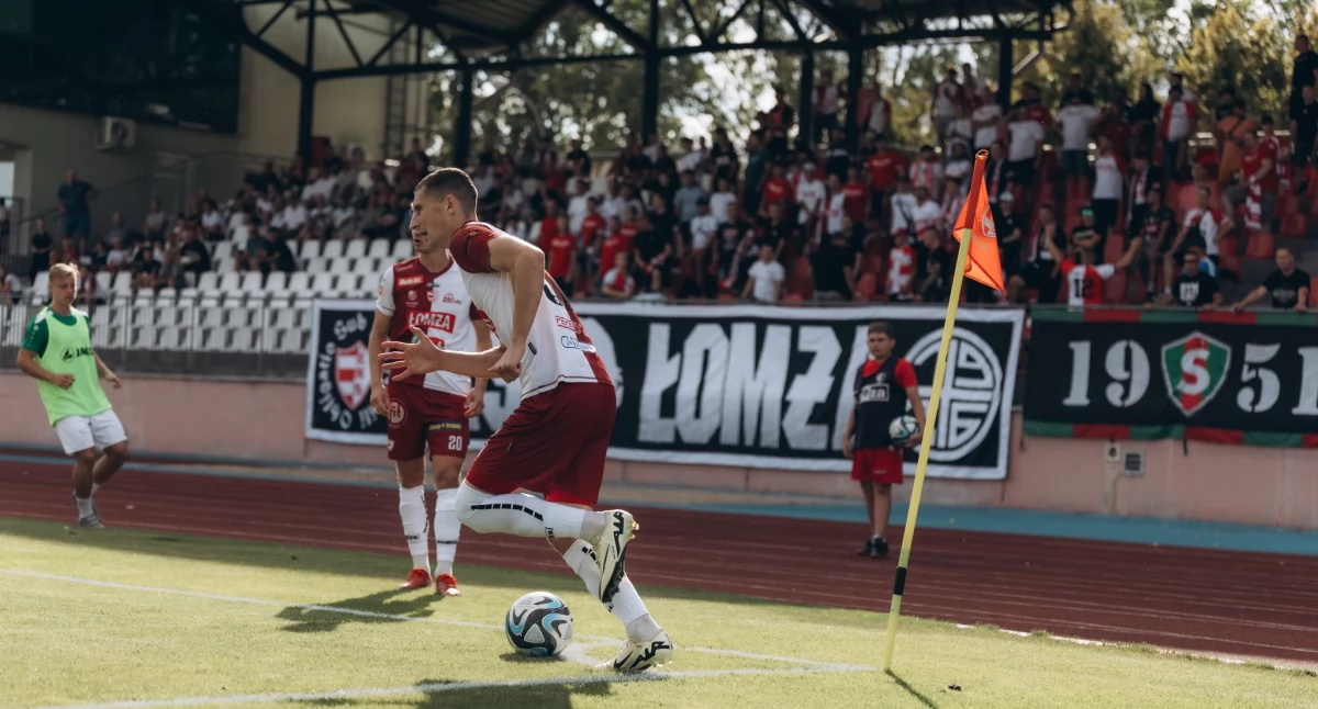 ŁKS Łomża. Zobaczcie bramki, akcje ze starcia ze Świtem (wideo)