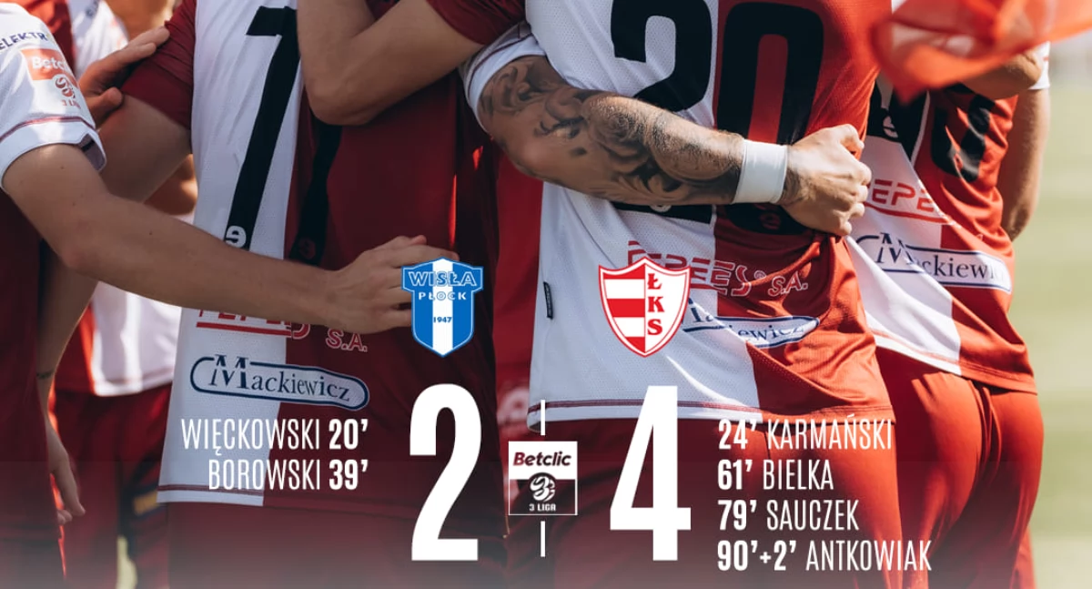 ŁKS Łomża. Tabela wygląda pięknie, przepięknie