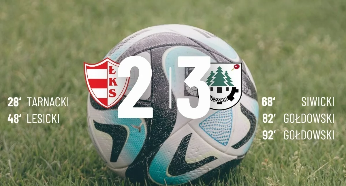 ŁKS Łomża. Prowadzili 2:0. I to do 68 minuty