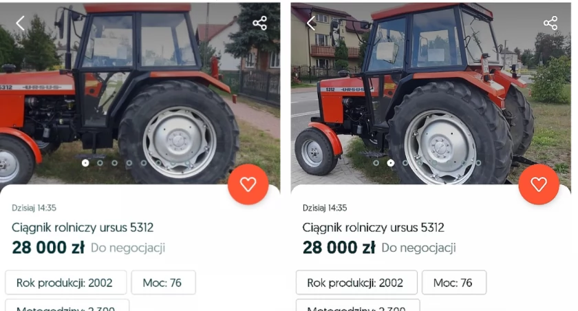 Chciał kupić ciągnik, więc wpłacił zaliczkę. Tak wyglądało ogłoszenie oszusta!