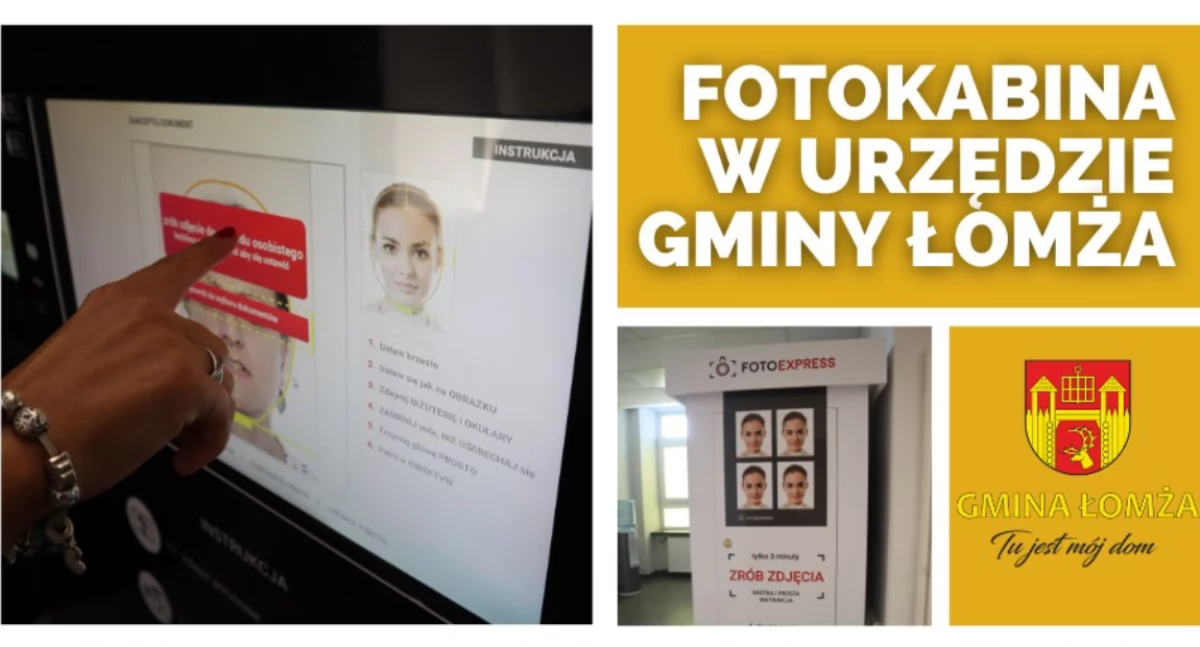 Od teraz zrobimy zdjęcia do dokumentów na miejscu. W Urzędzie Gminy postawiono fotokabinę