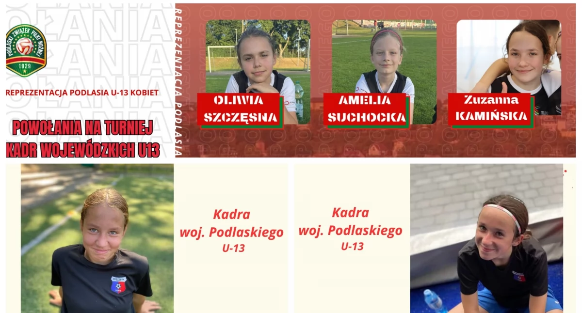 Kwiatkowska, Zakrzewska, Szczęsna, Suchocka i Kamińska w reprezentacji!