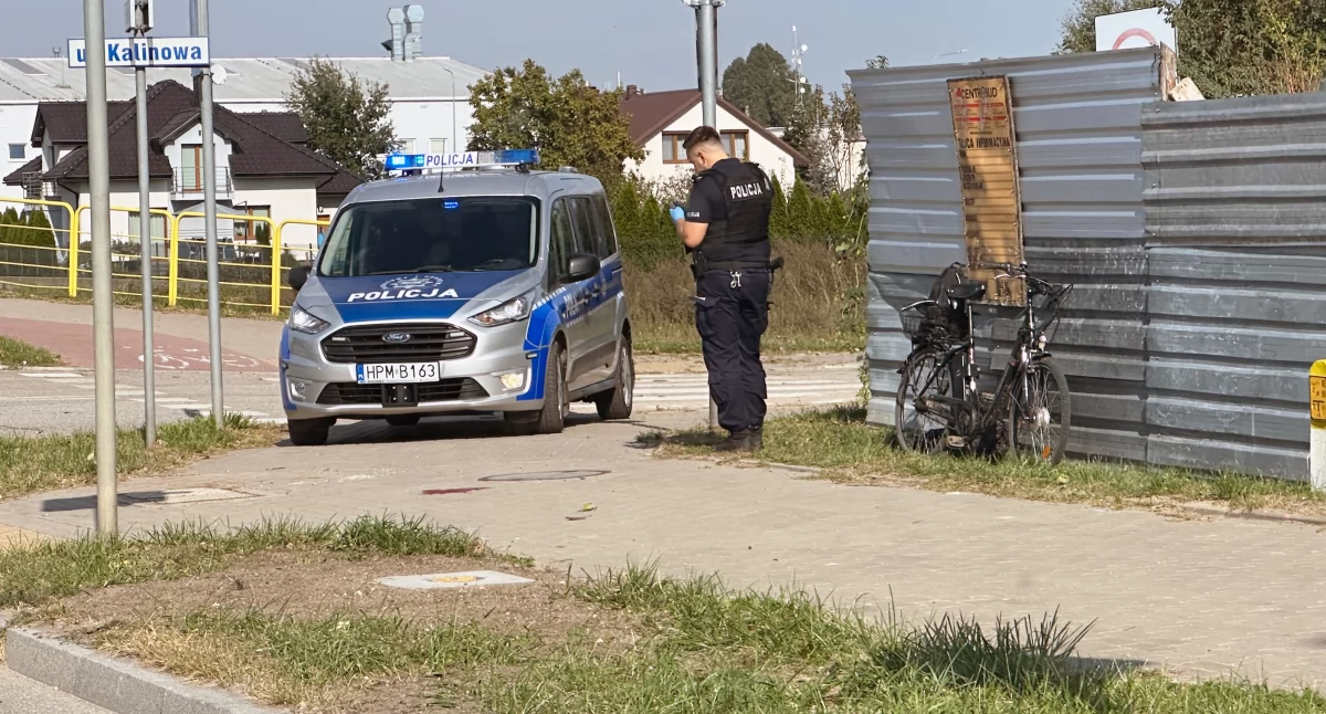 Poważny wypadek rowerzysty. Mężczyzna w stanie ciężkim trafił do szpitala