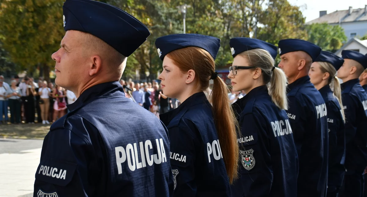 50 nowych funkcjonariuszy w podlaskiej policji [FOTO]