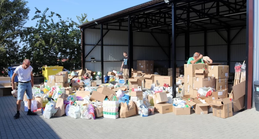 Łomżyńska zbiórka darów dla powodzian dalej trwa