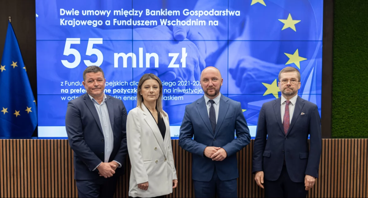 55 mln zł na pożyczki dla podlaskich firm.  Pieniądze zasilą rozwój przedsiębiorstw w zakresie odnawialnych źródeł energii