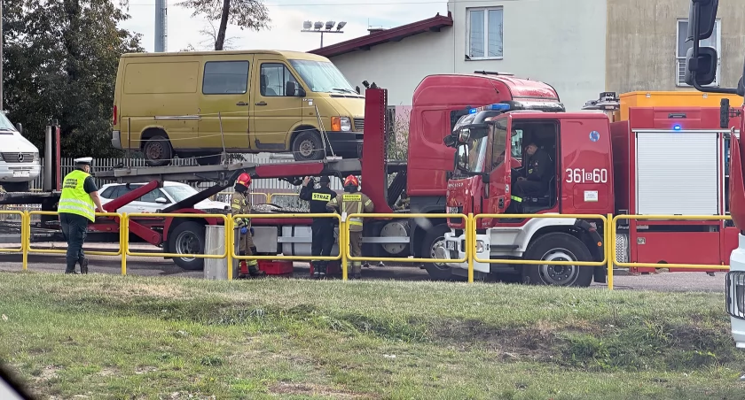 Incydent podczas kontroli ITD. Groźny wyciek paliwa w Łomży [FOTO]