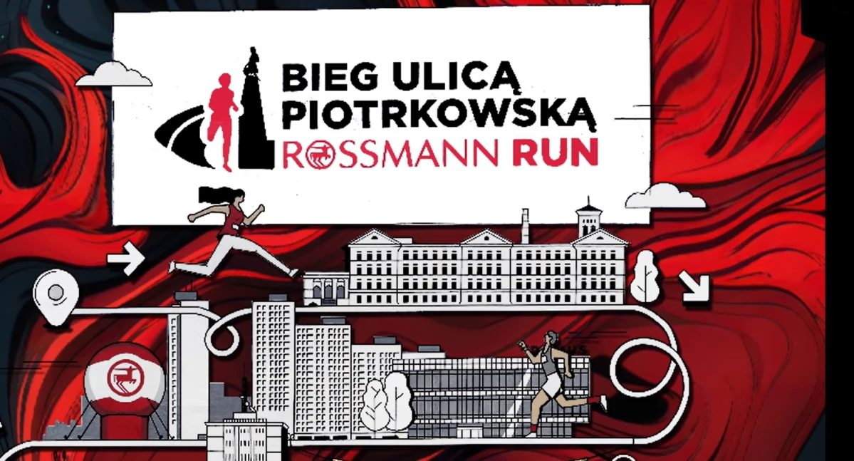 Rozbiegany mural Rossmanna na Light Move Festival