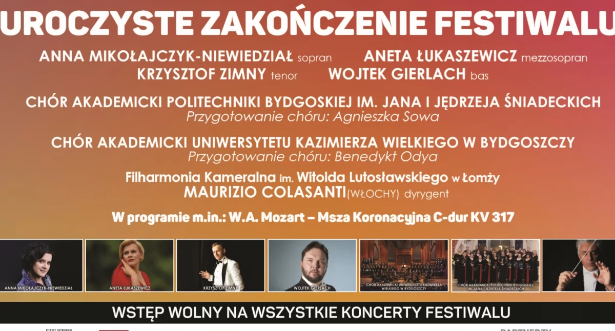 Uroczyste zakończenie Jubileuszowego XX Międzynarodowego Festiwalu Kameralistyki „Sacrum et Musica”