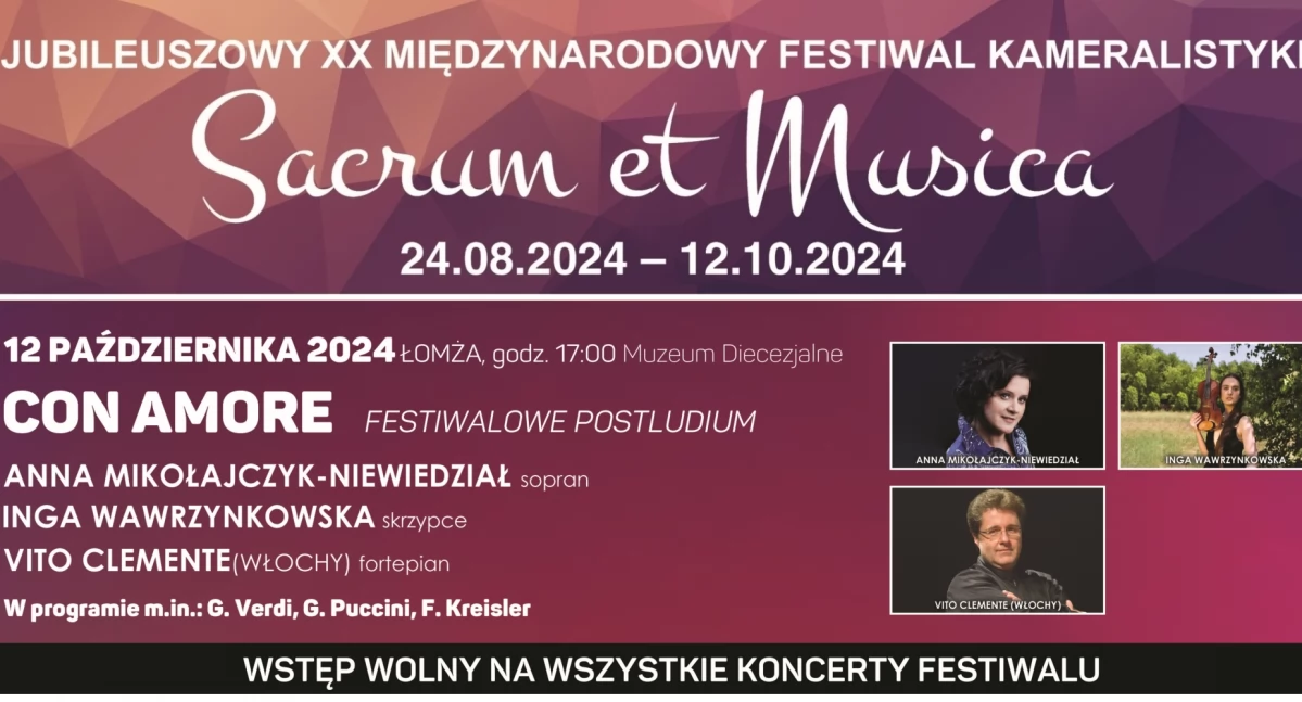 Metti una sera oraz festiwalowe postludium Filharmonii Kameralnej w Łomży