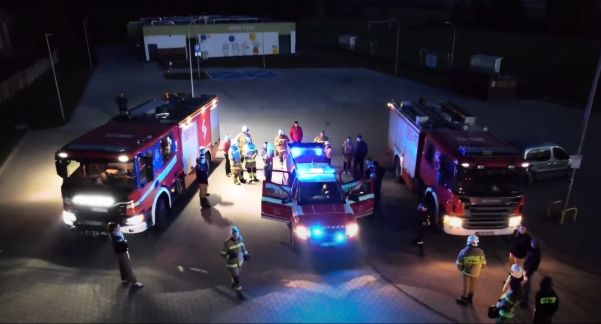 Strażacy z OSP Piątnica przywitali nowy pojazd! [VIDEO]