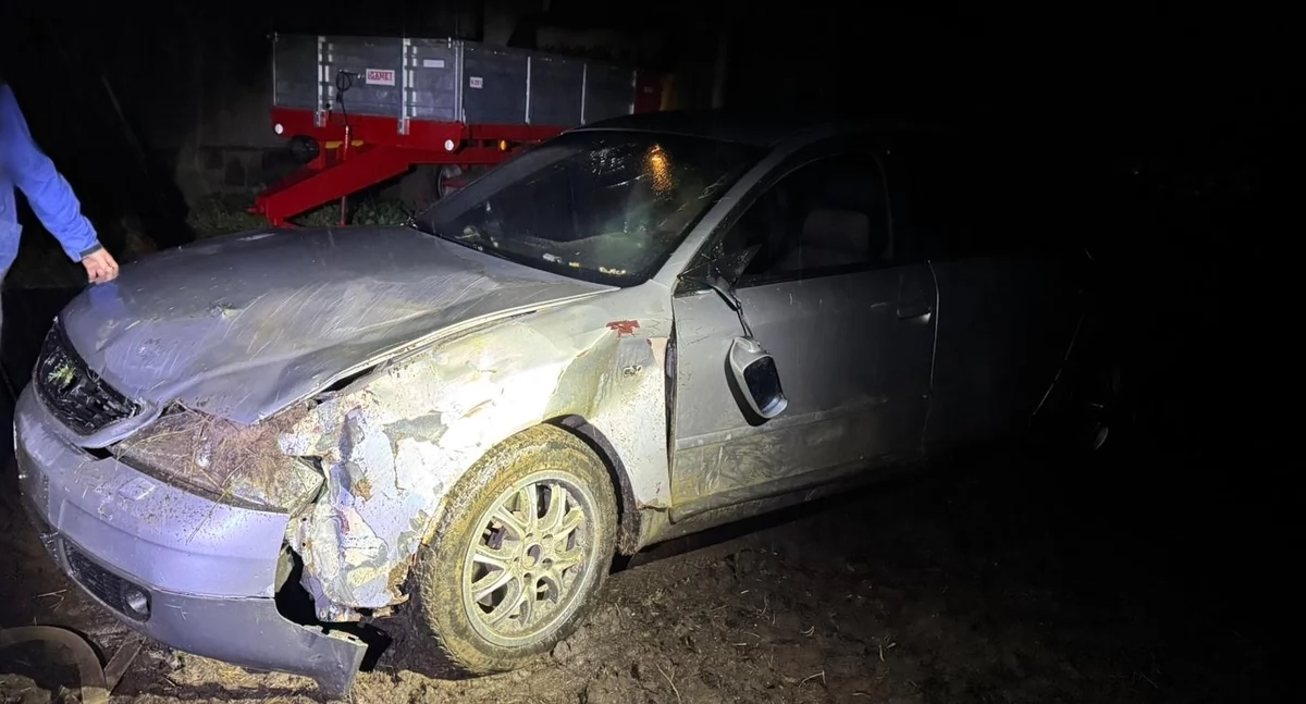 Kolizje, ucieczki i ukryte za stodołą auto [FOTO]