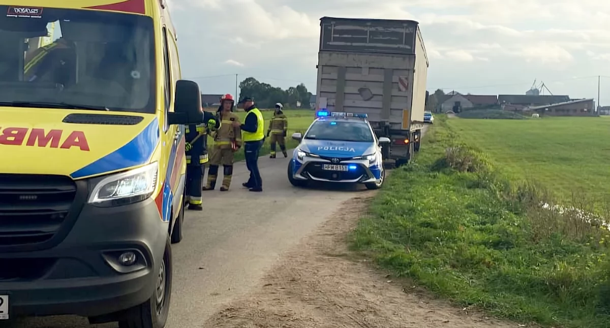 Tragiczny finał wypadku drogowego w gminie Szumowo. Śmierć 14-latka