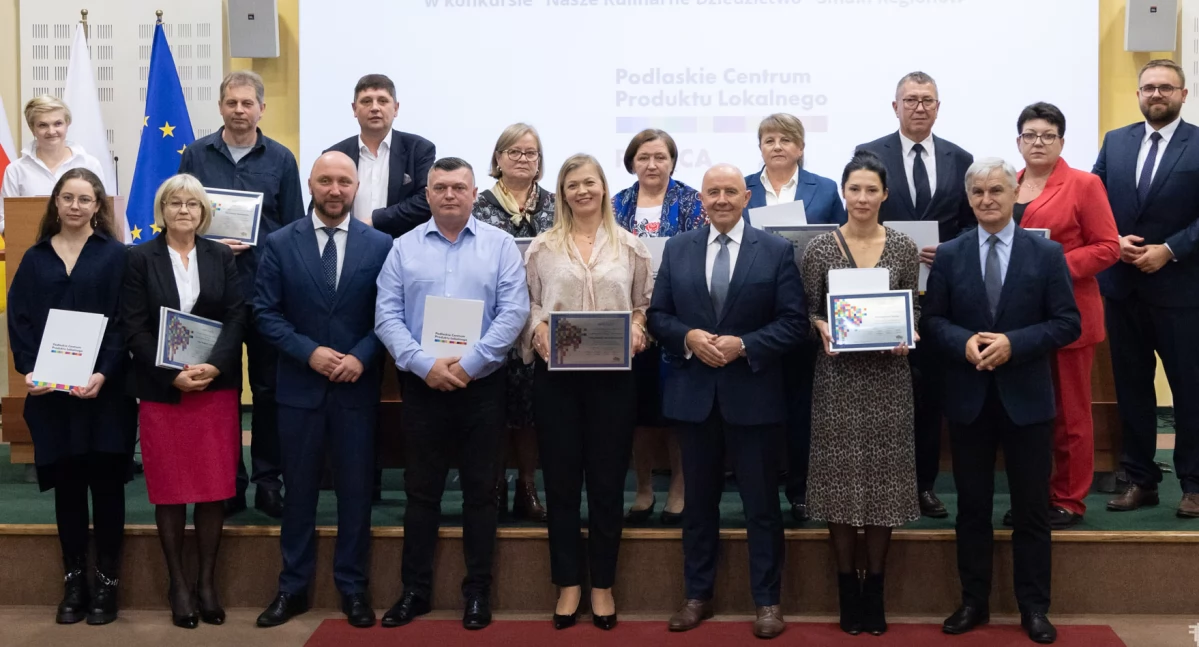 Producenci z powiatu łomżyńskiego laureatami ogólnopolskiego konkursu „Nasze Kulinarne Dziedzictwo”