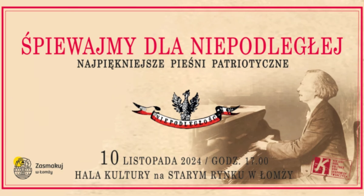 Koncert Patriotyczny „Śpiewajmy dla Niepodległej” – mamy ostatnie wejściówki na wydarzenie!
