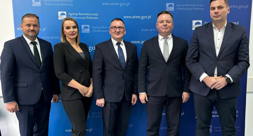 Zastępca prezesa ARiMR Andrzej Borusiewicz złożył oficjalną wizytę w Podlaskim Oddziale Regionalnym ARiMR [FOTO]