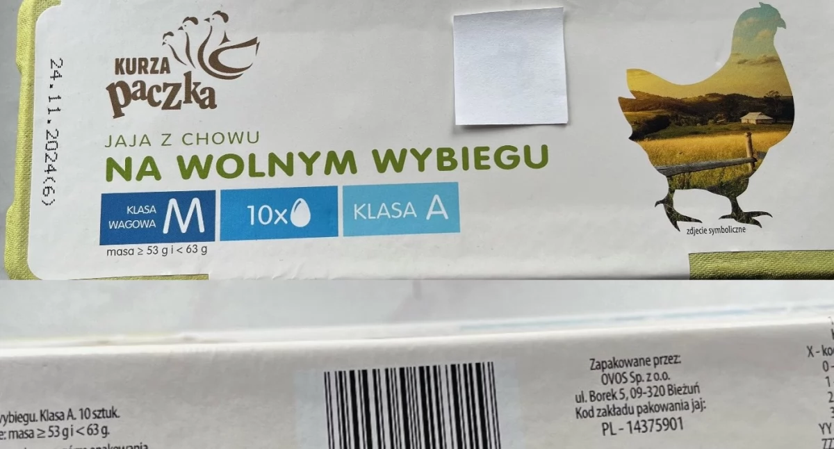 Bakteria Salmonelli w partii jaj. GIS ostrzega