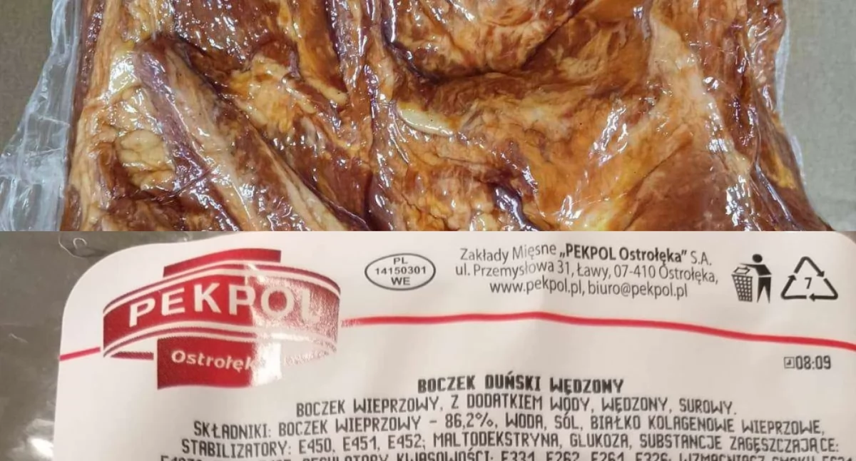 GIS ostrzega przed groźną bakterią w boczku wędzonym