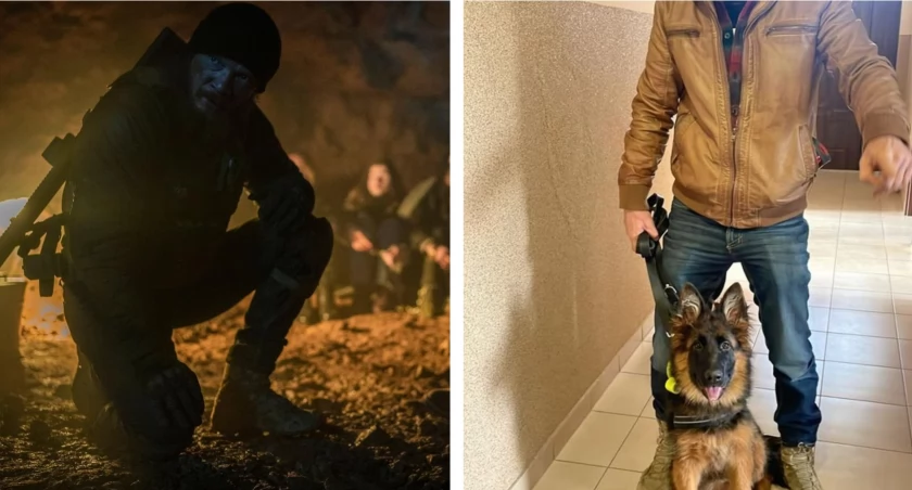Znany aktor pod Łomżą przygotowywał się do swojej roli filmowej 