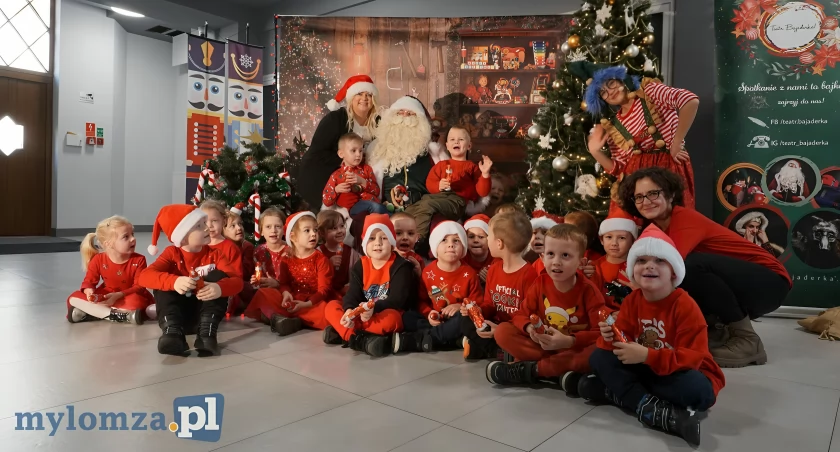 Świąteczna Gorączka i wizyta św. Mikołaja. Łomżyńskie przedszkolaki z wizytą w Hali Kultury [FOTO i VIDEO]