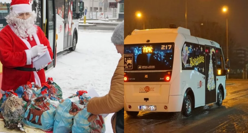 Na ulice Łomży ponownie wyjedzie rozśpiewany Kolędobus, a potrzebujący odbiorą posiłki na stół wigilijny