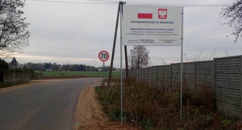 Przebudowa i rozbudowa drogi powiatowej nr 1954B Wszerzecz – Uśnik na odcinku o długości ok. 2700m