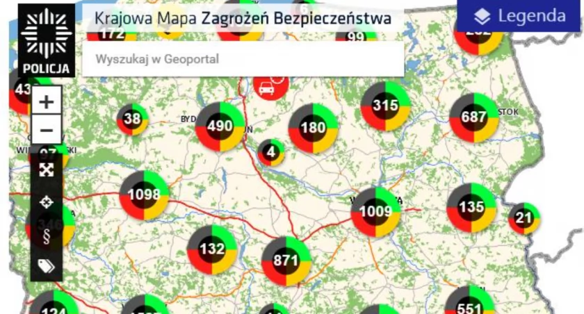 Za pośrednictwem Krajowej Mapy Zagrożeń udało się wyeliminować 1468 zagrożeń w regionie