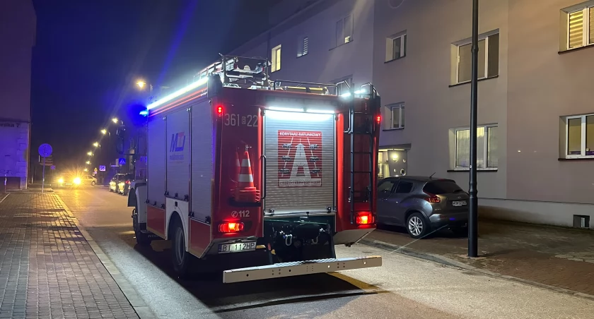 Dwie interwencje straży na ulicy Senatorskiej