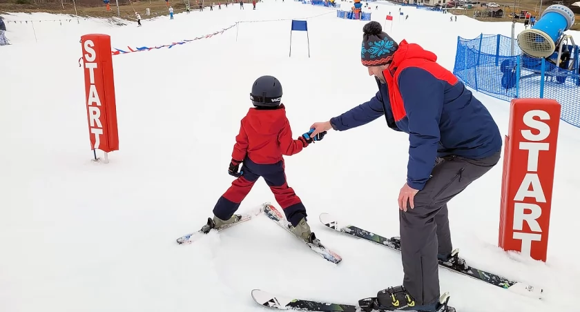 Śnieżnobiałe szaleństwo pod Łomżą [FOTO i VIDEO]