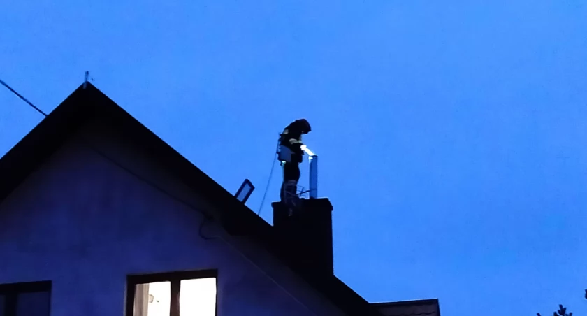 W Dębnikach paliła się kotłownia