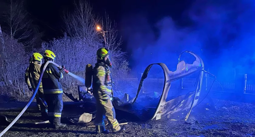 Potencjalna bomba, pożary i kolizje. Straż miała pracowity weekend [FOTO]