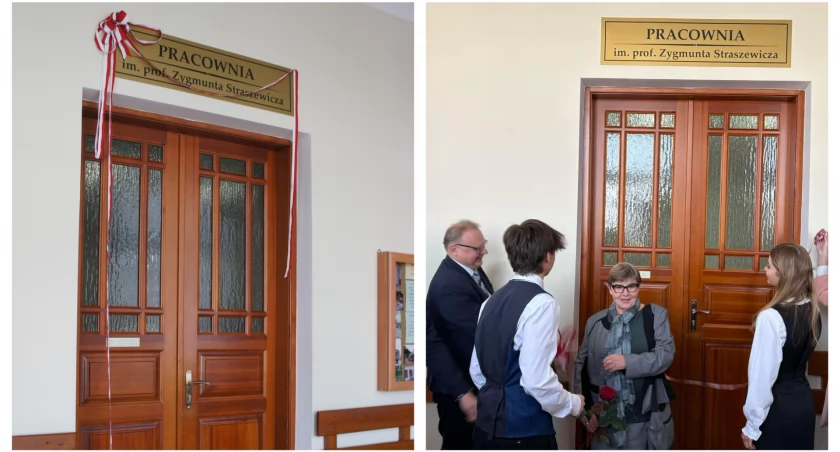 Pracownia w I LO w Łomży uhonorowana imieniem cenionego profesora [FOTO]