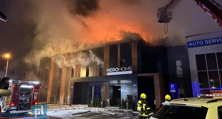Czy przy Alei Legionów doszło do podpalenia?