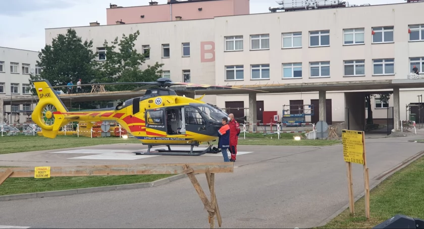 Dobiega końca remont lądowiska dla śmigłowców przy Szpitalu Wojewódzkim w Łomży