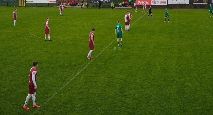 ŁKS Łomża. Witasik strzelił 