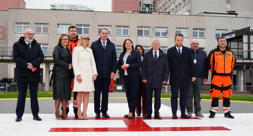 Nowe lądowisko i miliony z KPO dla łomżyńskiego szpitala [VIDEO i FOTO]