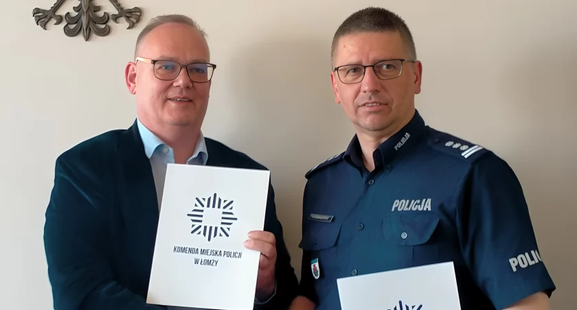 Policja i Międzynarodowa Akademia Nauk Stosowanych w Łomży łączą siły dla bezpieczeństwa i edukacji