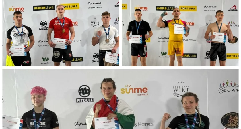 Kinga Szyłak, Cezary Gosiewski i Wiktor Czubowski z medalami!