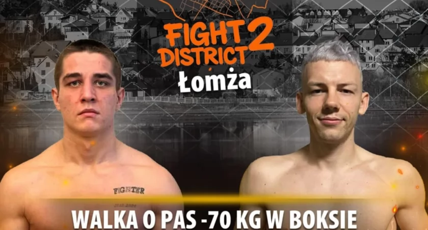 Dominik Dąbrowski powalczy o pas Fight District. „Pas zostaje w Łomży!”