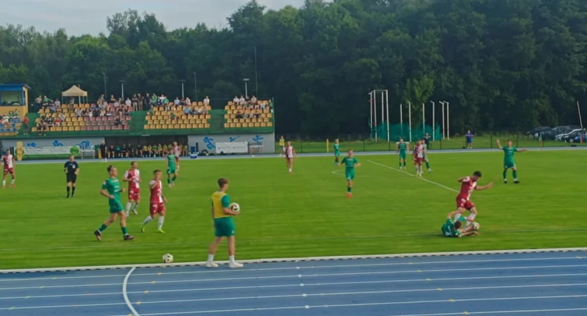 ŁKS Łomża. Gol w debiucie i król 