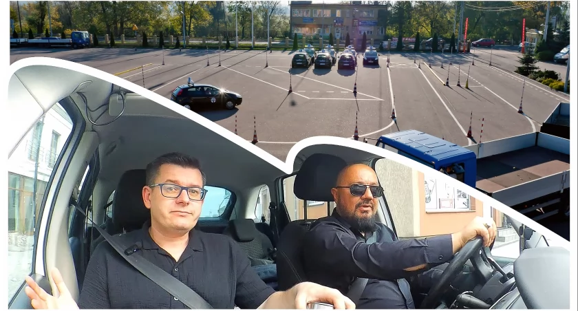 YouTuber na placu WORD w Łomży - praktyczne porady dla zdających egzamin  [VIDEO] 