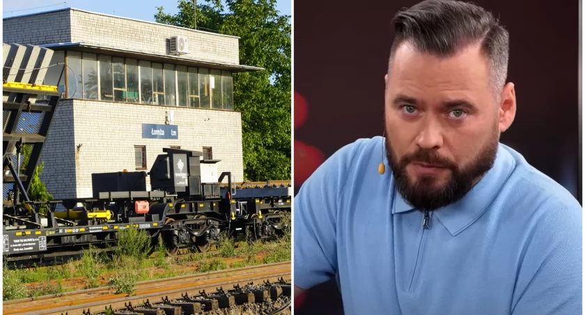 Stanowski wbija kij w szprychę. Kto „przywiózł” kolej do Łomży?