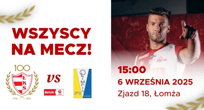 ŁKS Łomża podejmuje Olimpię Elbląg. Hit rundy jesiennej w III lidze już dziś! 