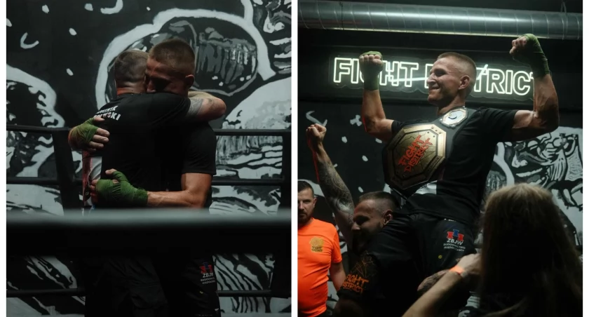 Maciej Tercjak po gali Distict Fight: Organizacyjnie na piątkę, sportowo 10/10. Nasz klub mało nie odleciał!